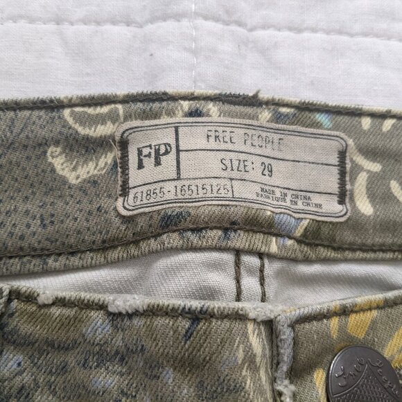 Free People Bell Bottom Flared Jeans - Picture 2 of 6